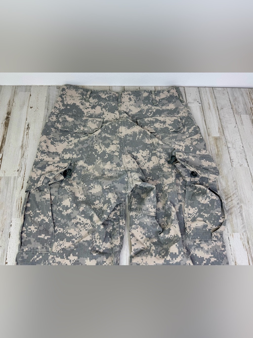 US Army Pant Mens M-L 34x34 Camo Cargo Tapered Military Uniform Combat Workwear - Picture 11 of 13